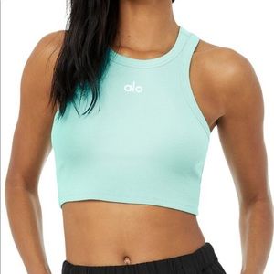 Alo Yoga Aspire Tank Blue Quartz